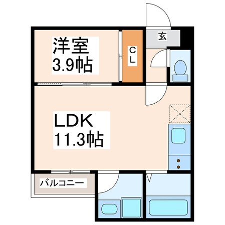 ＧＲＡＮＤＴＩＣ　輝の物件間取画像